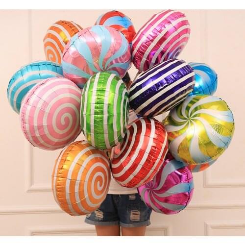 10pcs 18 inch candy bar decoration globos toys for children birthday party decorations kids babyshower weeding decoration balls