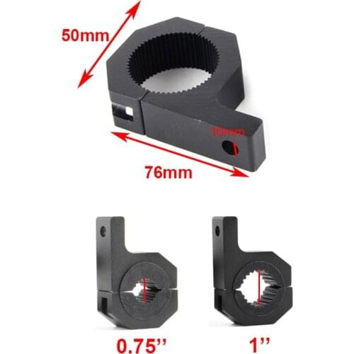 3/4'' 1'' Led Tube Light Mount Bracket Clamp Hook Motorbike Moto Motorcycle Headlights Bars Led Mounting Brackets Accessories