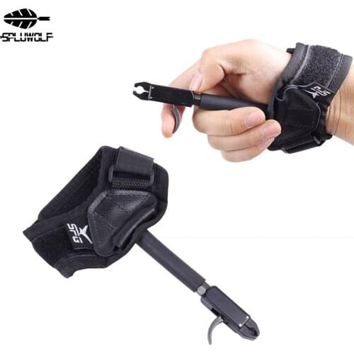 Hunting Archery Arrow Bow Strap Bands Caliper Release Aid Accessories