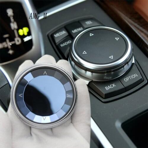 Car Styling For BMW X5 F15 X6 F16 crystal Multimedia Buttons switch Knob Interior replace Covers Stickers Trim Auto Accessories