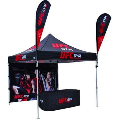 Free Shipping!Custom Printed Advertising Pop up Trade Show Event Canopy Gazebo Tent Kit