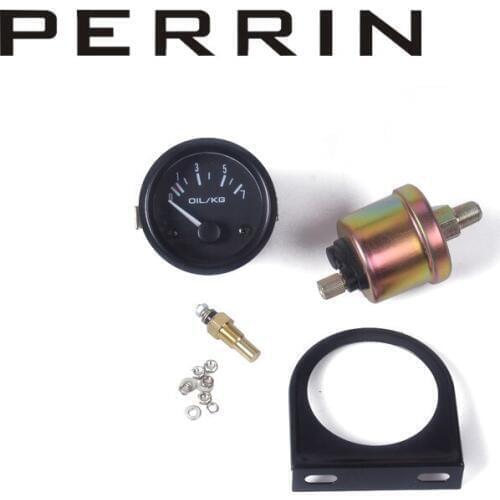 Free shipping Universal 52mm Auto Car Oil Pressure Gauge 2inch unit 0-7kg Car Oil Press Meter Whter LED light