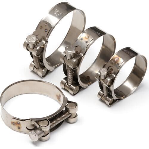 Home Pipe Clamps Stainless Steel Hose Clips Fuel Hose Pipe Clamps Worm Drive Durable Anti-oxidation Water Pipe Fasteners Clamps