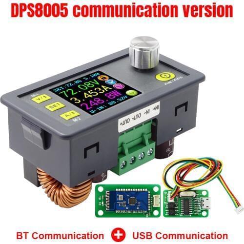DPS8005 Programmable Constant Voltage Current Step-down Power Supply Module Voltmeter Ammeter Buck Converter 80V 5A 10%off