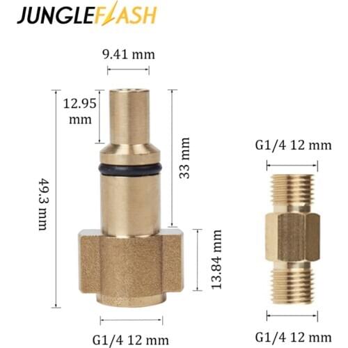 JUNGLEFLASH High Pressure Snow Foam Lance Adapter For Lavor Foam Generator Nozzle Foam Gun Car Washer