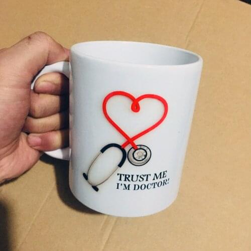 Trust Me I Am Doctor Coffee Mug 11oz Ceramic Hospital Office Drinking Water Mug Dad or Mom Birthday Gift Mug