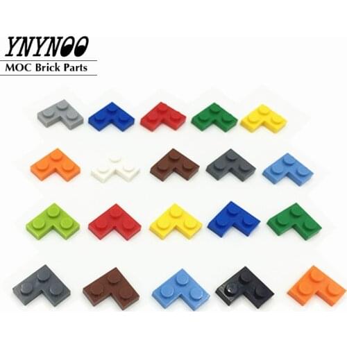 200Pcs/lot Brick Plate 2x2 Corner MOC 2420 Building Blocks Bricks Plates Parts Compatible with 63325 DIY Educational Child Toys