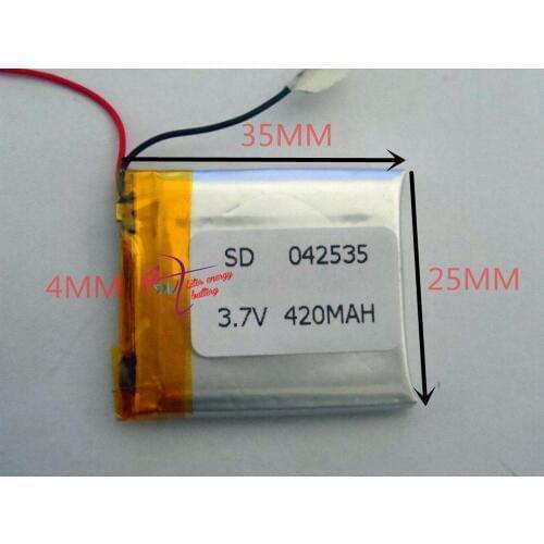 Best battery brand MP3 MP4 cell battery polymer battery 042535