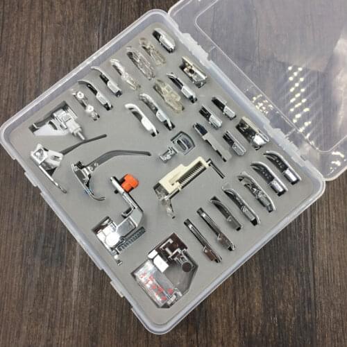 32 Pcs Sewing Machine Presser Foot Blind Stitching Feet Kit Embroidery Hemming Household DIY