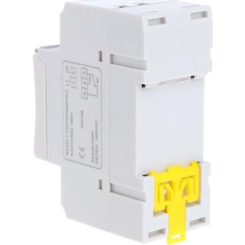 LXAF AC 220V 16A Digital LCD 7-Day Programmable Timer Time Relay Switch