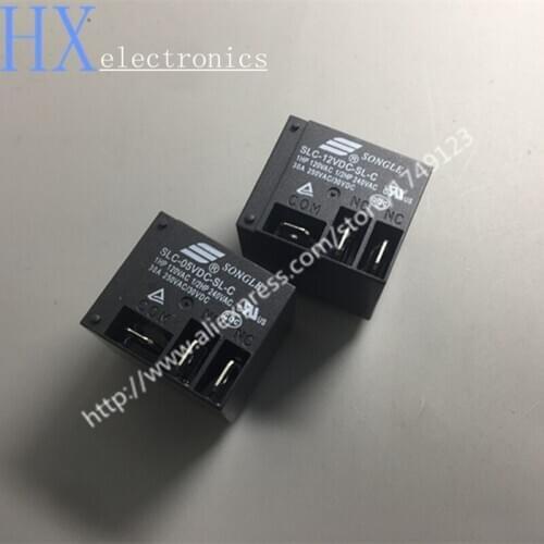 Free shipping 2PCS Power relays SLC-05VDC-SL-C SLC-12VDC-SL-C SLC-24VDC-SL-C 30A T91