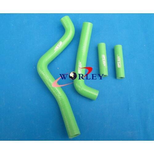 Silicone radiator hose for Kawasaki KX125 KX 125 99-02 1999 2000 2001 2002 GREEN