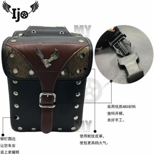 Alforjas para moto saddle bag for Vespa harley softail sacoche moto sportster mochila moto helmet bag motorcycle bag backpack