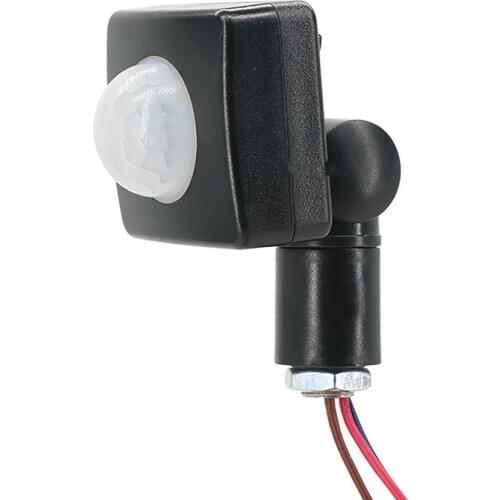 Mini Human Body Infrared Sensor Ultra-thin Infrared Body Sensor Switch LED Flood light PIR Motion Sensor Adjustable AC85-265V