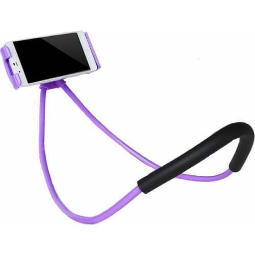 Lazy Bracket Universal 360 Degree Rotation Flexible Phone Selfie Holder Snake-like Neck Bed Mount Anti-skid For iPhone Android