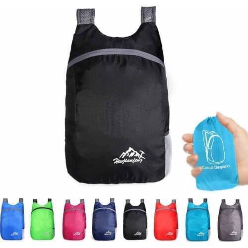 20L Waterproof Travel Backpack Foldable Backpack For Men Women Lightweight Hiking Camping Running Rucksack