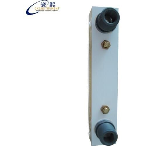 ZG1" inch diameter stainless steel material float and 4-60 LPM flow range Glass body material rotor flow gauge
