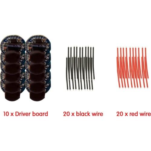 10pcs DIY 36V Driver circuits Board Wide voltage drive one mode for motorcycle 36 Voltage input LED Lamp beads and turn light