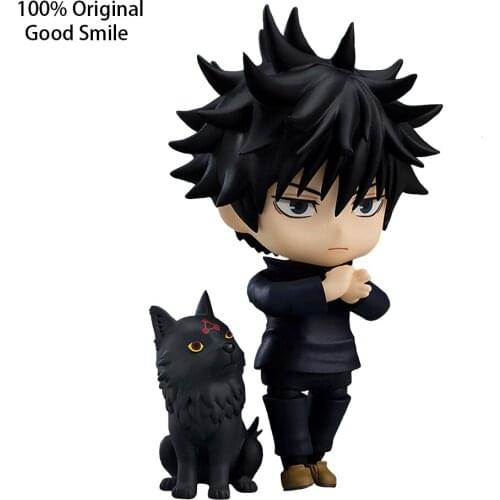 100% Original Good Smile Fushiguro Megumi Nendoroid Q Version Jujutsu Kaisen Anime Doll Model 10Cm Collection Action Figure Toys