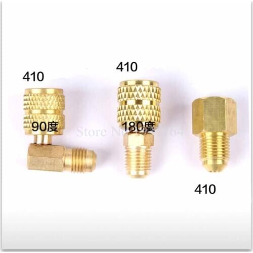 3pcs/set new High Quality for Air conditioning fluorine Refrigeration Air conditioning Valve Safety Adapter R410a