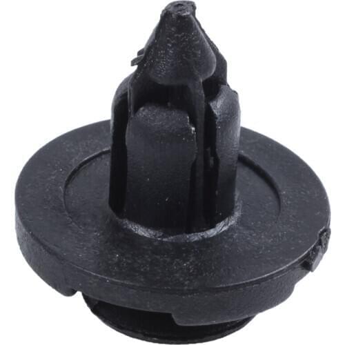 30 pieces Plastic Parts 8 mm Black Hole Bumper Rivet Clip Closure