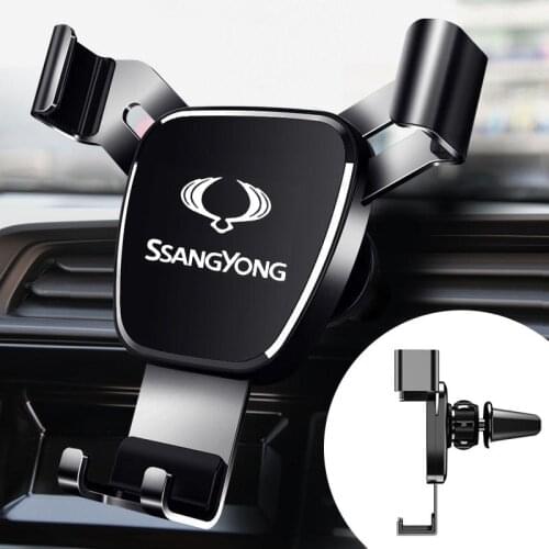 Car Mobile Phone Holder For SSANGYONG Actyon Chairman korando Tivolan Rodius Kyron GPS Stand Navigation Bracket Car Accessories