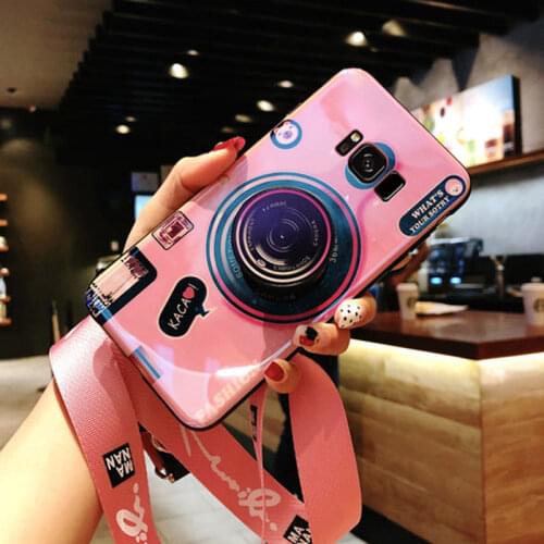 Camera Holder Lanyard Case For Samsung galaxy S9 S8 Plus Cover For Samsung galaxy S8+ s9+ Case S8 S9 Plus S8+ S9+ Shockproof New