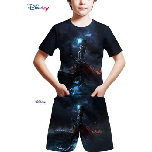 New Boys Children Clothing Sets Spiderman Pattern Kids MARVEL Super hero Captain America Print kids set