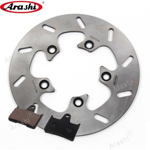 Motorcycle CNC Fixed Rear Brake Disc Rotors & Rear Brake Pad For SUZUKI GSX-R600 GSX-R750 GSXR 600 750 2004 2005 GSXR600 GSXR750