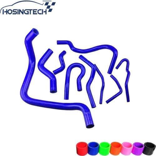 HOSINGTECH- D15/16 Silicone Radiator Coolant Hose for CIVIC D15 D16 EG-EK 92-00,9pcs