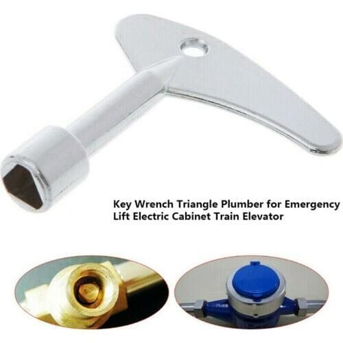Key Wrench Triangle Plumber for Electric Cabinet Elevator Emergency Lift Easy To Use Durable HG12545