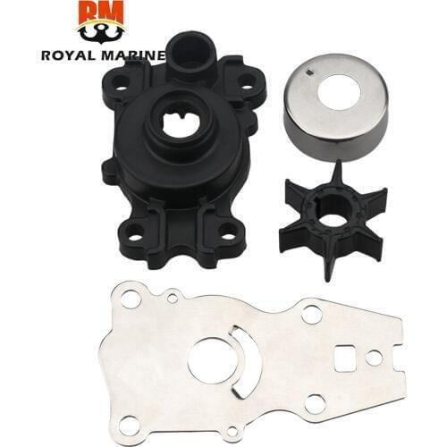 Housing Water Pump&Insert, Cartridge&Outer Plate, Cartridge&impeller water pump assy For Yamaha 40HP F40 Outboard motor engine