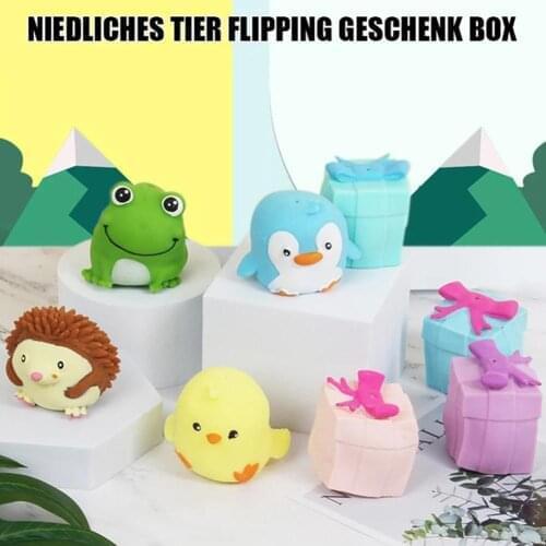 Creative Cute Pet Squeeze Toys Fidget Toys Flip Gift Days Gift And For Kids Special Innovative Birthday Box Decompression T J3X1