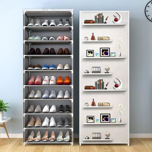 Multilayer Shoe Cabinet Dustproof Shoes Storage Easy to Install Space Saving Stand Holder Home Dorm Furniture Entryway Shoe Rack