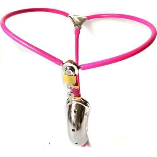 Male Stainless Steel Chastity Device Belt Bird Metal Cage Cock Lock Restraint Ring BDSM Fetish Sex Toys For Men