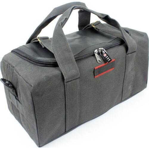 New Multifunctional Mens Handbag Casual Canvas Shoulder Bag Large Capacity Thickening Womens Travel Bags