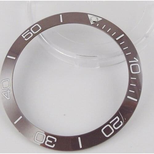 38mm new high quality ceramic Bezel insert watch fit automatic movement Mens watch bezel