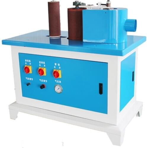 Small Size Table Bent Wood Plate Curved Wood Strips Polishing Brushing and Sanding Machine