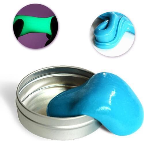 Glow in the Dark Plasticine Luminous Slime Hand Putty DIY Clay Rubber Mud Toy