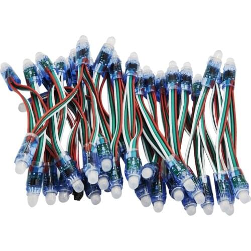 LED Module Ligh 50 Pcs WS2811 IC RGB Pixel t DC5V Full Color Great for decoration advertising lights Waterproof IP67