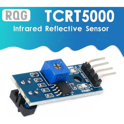 TCRT5000 Infrared Reflective IR Photoelectric Switch Barrier Line Track Sensor Module blue