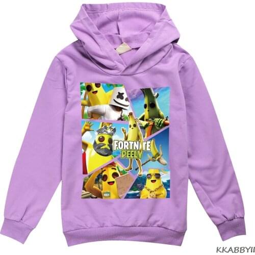 Fortnites Cartoon Hoodie Baby Boy Girl Sweatshirt Children Hoodie Clothes T-Shirt
