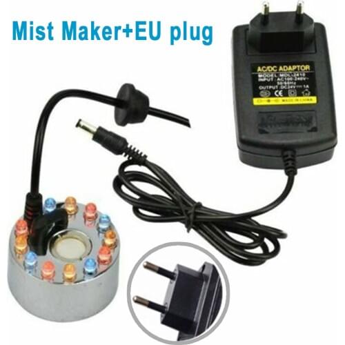 EU Plug / US Plug 45mm Ultrasonic Humidifier Mist Maker Fogger Water Fountain Pond Atomizer Head Air Humidifier mister maker