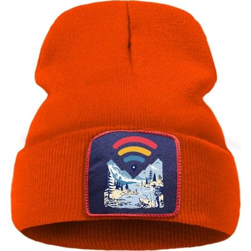 Internet Explorer Funny Bonnet Caps Women Fashion Knitted Cap Flexible Wool Warm Beanie Hats Hot Sale High Quality Skullies Hat