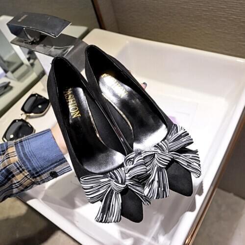 Women Shoes High Heels Brand Spring Woman Pumps Party Working Shoes Pointed Toe Office Ladies Dress Shoes Female Pumps U14-52