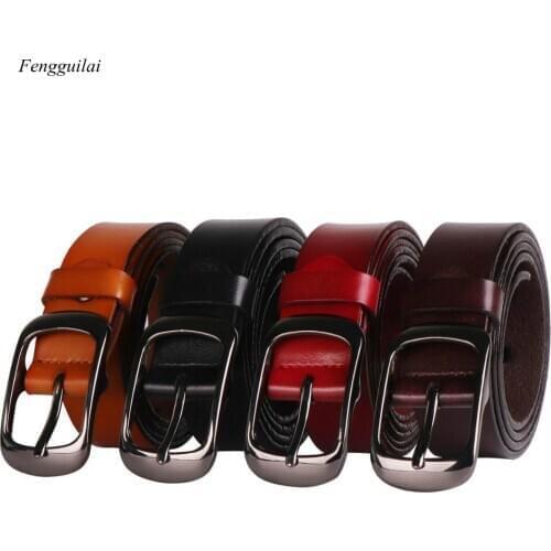 Womens Strap Casual All-Match Women Brief Leather Belt Women Strap Pure Color Belts Top Quality Jeans Belt