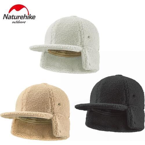 Naturehike Wool Hat Earflap Baseball Cap Cold Weather Winter Hat For Camping Hiking Skiing Hunting 56-60cm