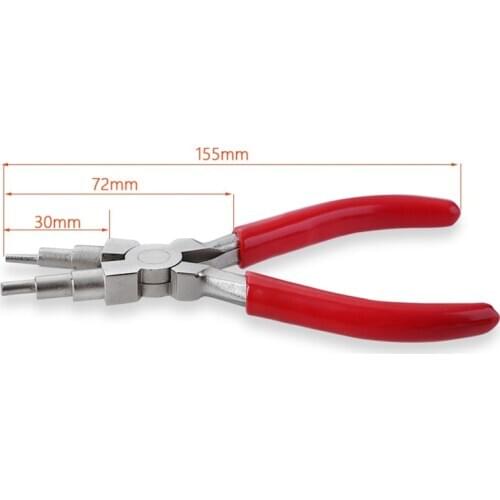 1/3pcs Flat Curved Nose Pliers Multi-step Ring Looping Wire Looper Split Ring Opener Plier DIY Jewelry Making Tools