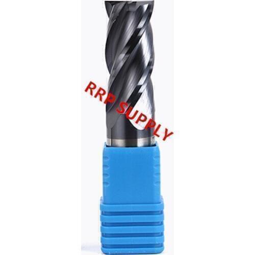 1pcs HRC45 20x20x100mm to choose, 4 flutes Tungsten end mill, general type, high quality, cut #45 steel smoothly