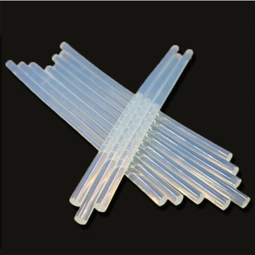 10Pcs/Sets 7mm x 229mm Hot Melt Gun Glue Sticks Plastic Transparent Sticks For Glue Gun Home Power Heat Pistol Tool Accessories